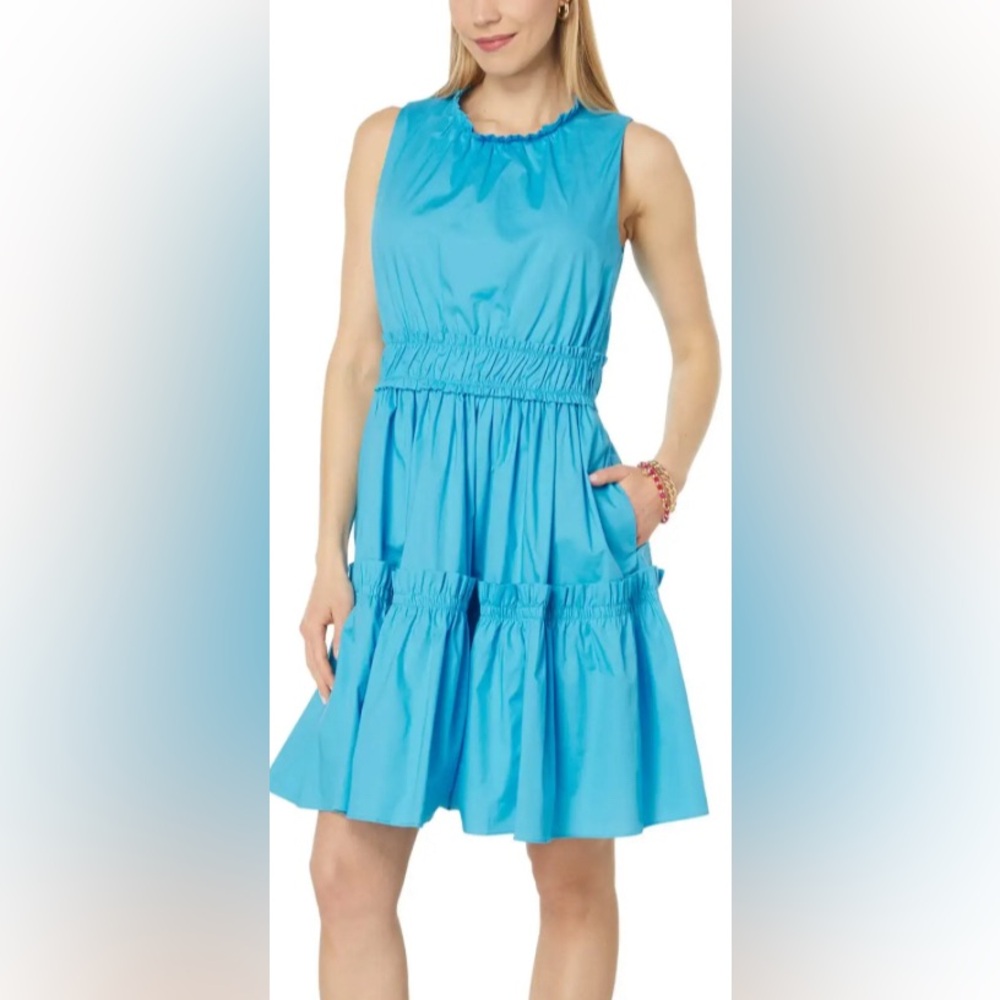 Size 00 Lilly Pulitzer Elina Stretch Cotton Dress